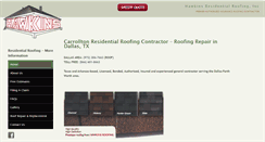 Desktop Screenshot of hawkinsresidentialroofing.com